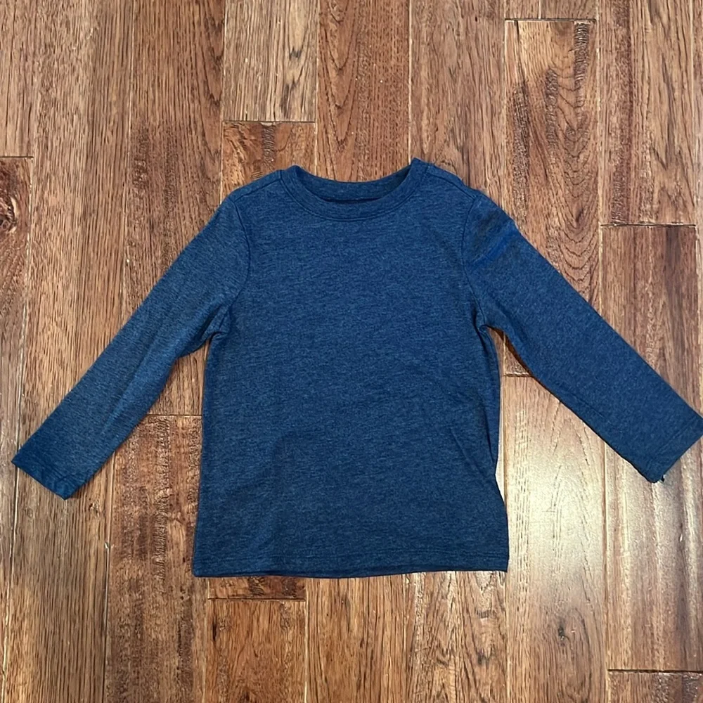 Navy Blue Long Sleeved Shirt Size 4T
